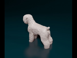 Black russian terrier 3Dプリントモデル