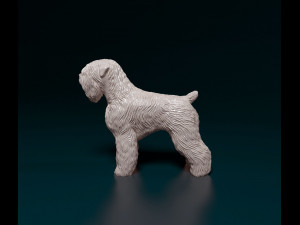 Black russian terrier 3Dプリントモデル