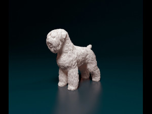 Black russian terrier 3Dプリントモデル