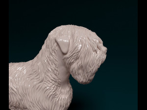Black russian terrier 3Dプリントモデル
