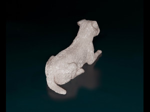 Border terrier 3D प्रिंट मॉडल