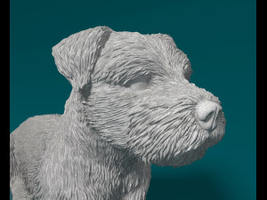 Border terrier 3D प्रिंट मॉडल