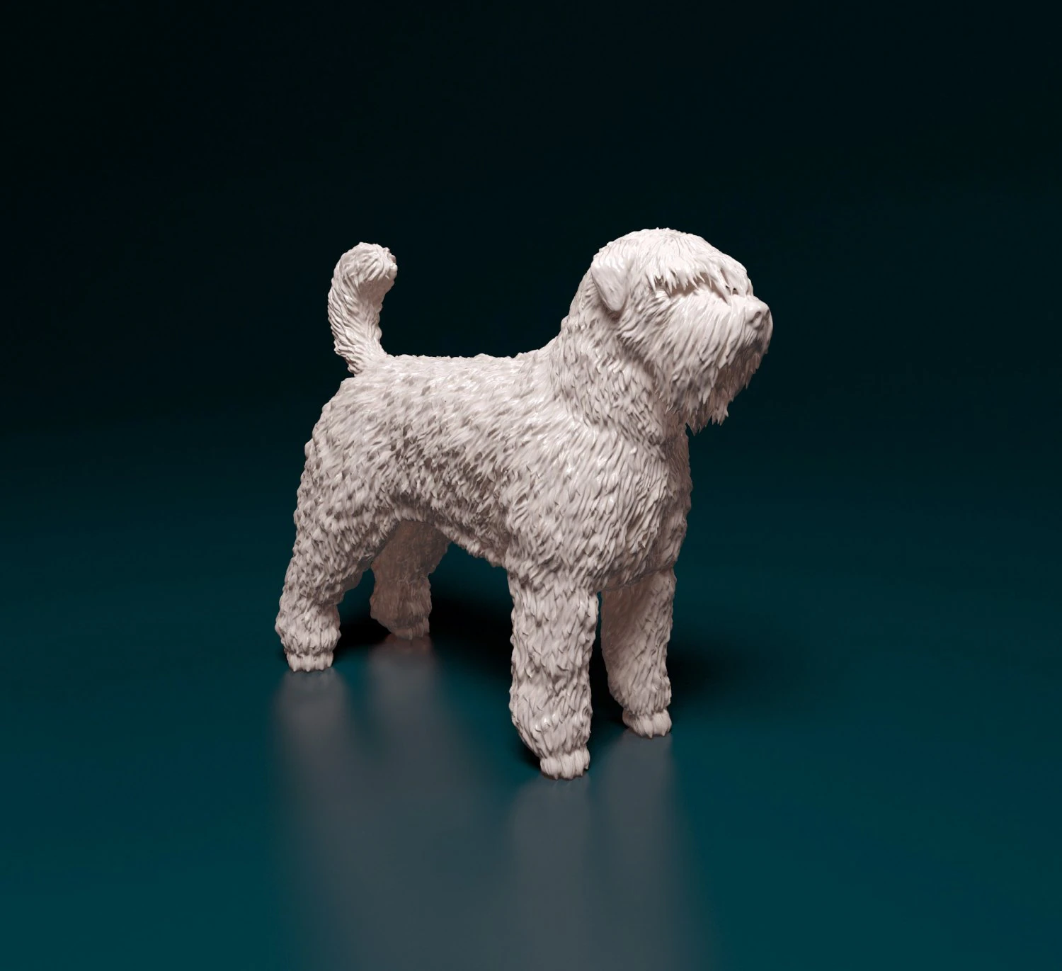 Bouvier des Flandres 3D Print Model .c4d .max .obj .3ds .fbx .stl .blend 