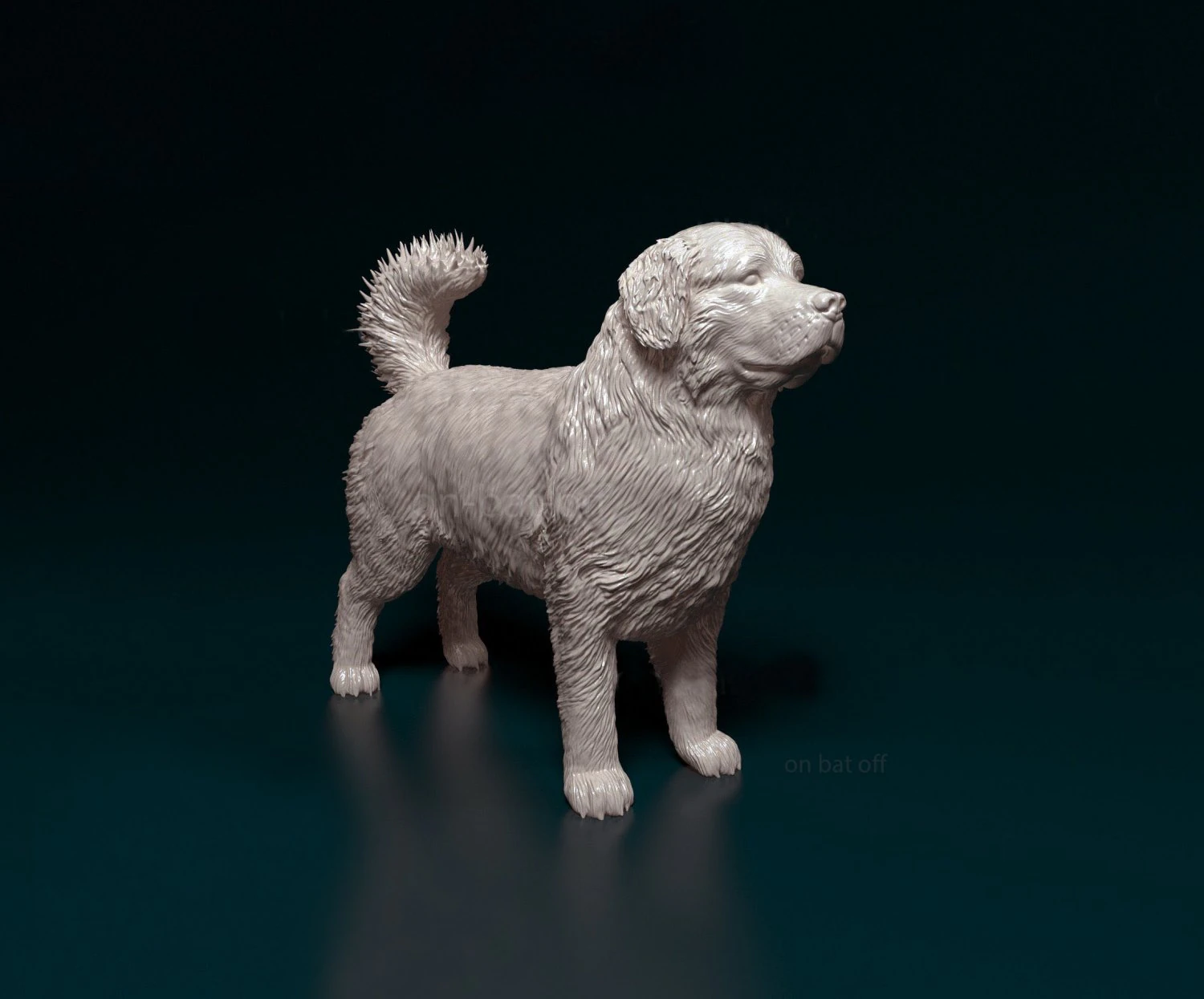 Bovaro del Bernese 3D Print Model .c4d .max .obj .3ds .fbx .stl .blend 