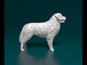 Bovaro del bernes low-poly 3D Print Model