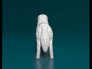Bovaro del bernes low-poly 3D Baskı Modeli