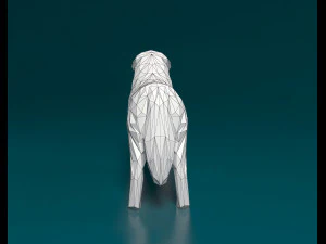 Bovaro del bernes low-poly 3D Print Model