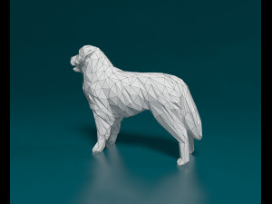 Bovaro del bernes low-poly 3D Baskı Modeli