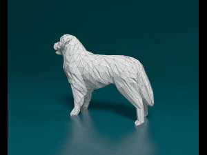 Bovaro del bernes low-poly 3D Print Model