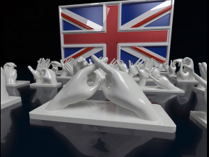 BSL Alphabet 3D Принт Модель
