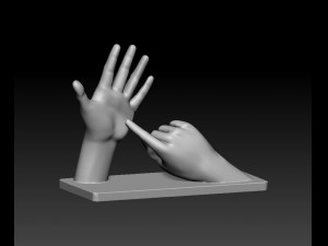 BSL Alphabet 3D Принт Модель