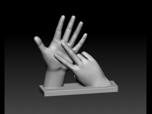 BSL Alphabet 3D Принт Модель