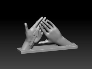 BSL Alphabet 3D Принт Модель