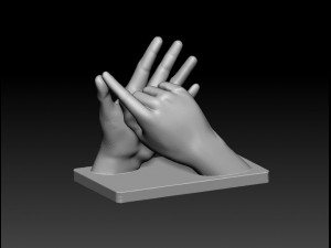 BSL Alphabet 3D Принт Модель