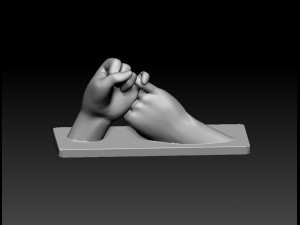 BSL Alphabet 3D Принт Модель