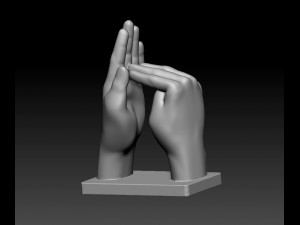 BSL Alphabet 3D Принт Модель