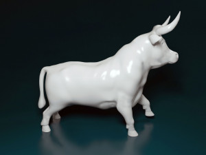 Bull 3D Print Model