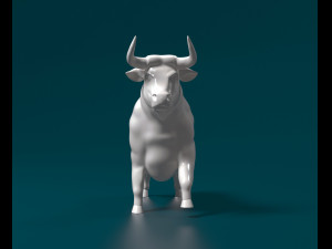 Bull 3D Print Model