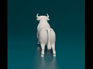 Bull 3D Print Model