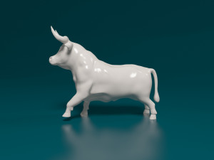 Bull 3D Print Model