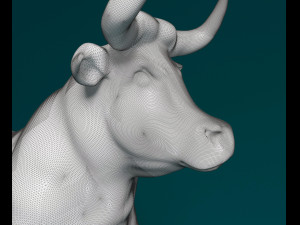 Bull 3D Print Model