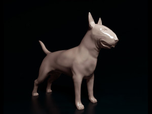 Bull terrier 3D Print Model