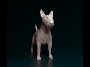 Bull terrier Modelo de impresión 3D