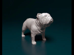 Bulldog Modello di stampa 3D