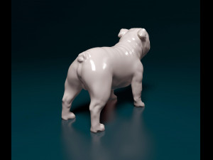 Bulldog Modello di stampa 3D
