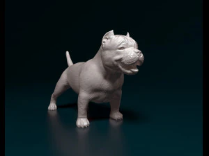 いじめっ子の子犬 3Dプリントモデル