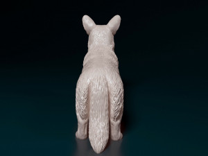 Welsh Corgi Cardigan Modelo de Impressão 3D