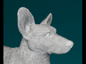 Welsh Corgi Cardigan Modelo de Impressão 3D