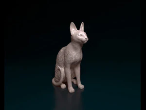 コーニッシュキャット 3Dプリントモデル
