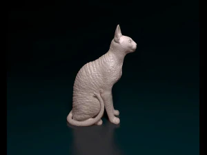 コーニッシュキャット 3Dプリントモデル