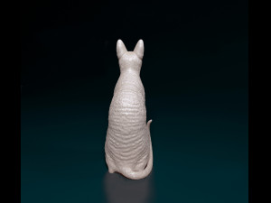 Cornish Cat 3D Print Model