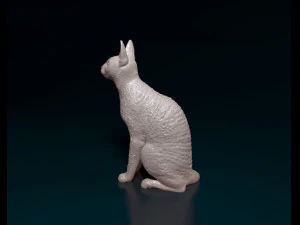 コーニッシュキャット 3Dプリントモデル
