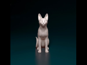Cornish Cat 3D Print Model