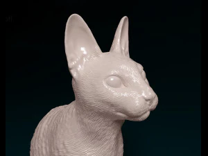 コーニッシュキャット 3Dプリントモデル