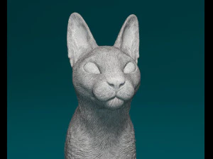 コーニッシュキャット 3Dプリントモデル