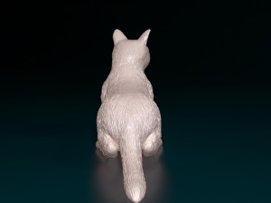 Cat lying down 3D प्रिंट मॉडल