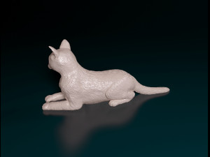 Cat lying down 3D प्रिंट मॉडल