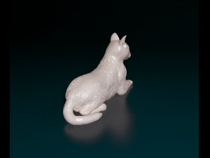 Cat lying down 3D प्रिंट मॉडल