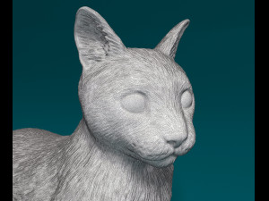 Cat lying down 3D प्रिंट मॉडल