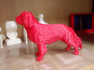Cavalier King Charles Spaniel 3Dプリントモデル
