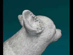 Chihuahua sitting 3D Print Model