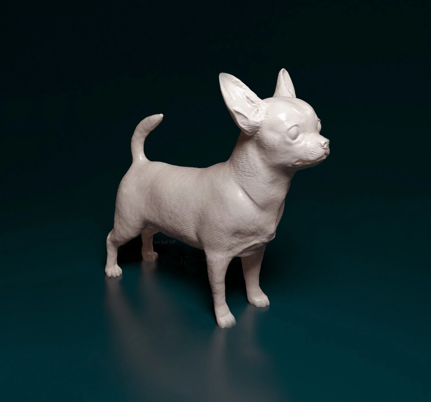 Chihuahua dog 3D Print Model .c4d .max .obj .3ds .fbx .stl .blend