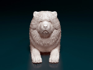 Chow chow dog Modello di stampa 3D