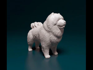 Chow-chow Model do druku 3D