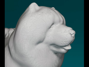 Chow-chow Modelo de Impressão 3D