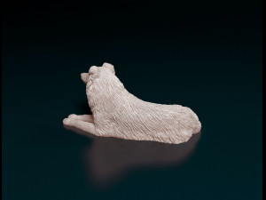 Collie lying down 3D 打印模型